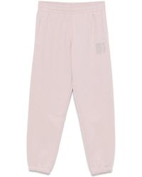 DKNY - Rhinestone-Logo Trousers - Lyst