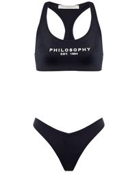 Philosophy Di Lorenzo Serafini - Set de bikini con logo estampado - Lyst