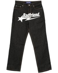 Badfriend - Logo-Graphic Denim Jeans - Lyst