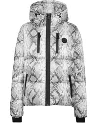 Philipp Plein - Logo-Print Puffer Jacket - Lyst