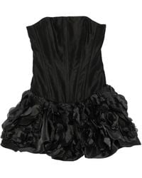 Aje. - Floral-Appliqué Strapless Mini Dress - Lyst