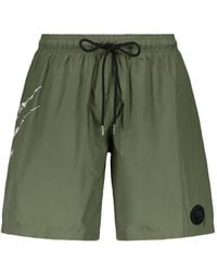Philipp Plein - Graphic-Print Drawstring Swim Shorts - Lyst