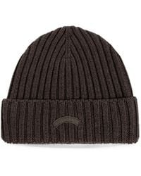 Paul & Shark - Ribbed-Knit Beanie Hat - Lyst