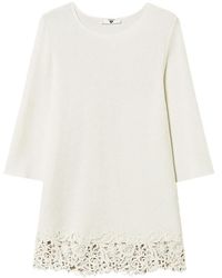 Twinset - Detail Lace Blouse - Lyst