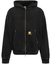 Market - Smiley Embroidered Zip-Up Hoodie - Lyst