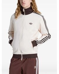 adidas - Logo-Embroidered Zipped Track Jacket - Lyst