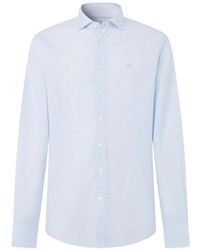 Hackett - Geruit Katoenen Overhemd - Lyst