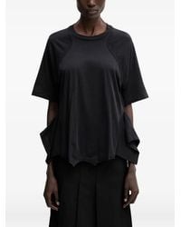 Undercover - Panelled Raw-Edge T-Shirt - Lyst