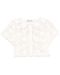 Twinset - Haut En Crochet - Lyst