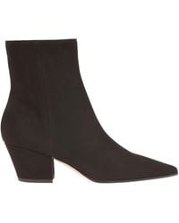 Gianvito Rossi - 55Mm Keinna Pointed-Toe Block-Heel Boots - Lyst