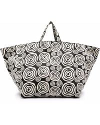 10 Corso Como - Borsa Tote A Righe - Lyst