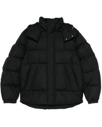 BOSS - Hooded Quilted Jacket - Lyst