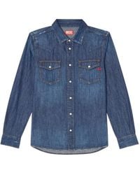 DIESEL - D-Vega Denim Shirt - Lyst
