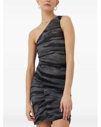 Samsøe & Samsøe - One-Shoulder Ruched Mini Dress - Lyst