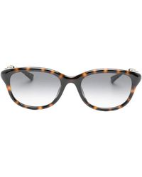 Gucci - Bamboo Tortoiseshell-Effect Sunglasses - Lyst
