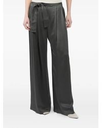 Dusan - Tie-Waist Palazzo Pants - Lyst