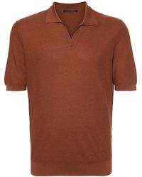Tagliatore - Paco Split-Neck Polo Shirt - Lyst