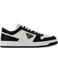 Prada - Downtown Leren Sneakers - Lyst