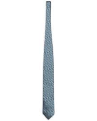 ZEGNA - Jacquard-Woven Silk Tie - Lyst