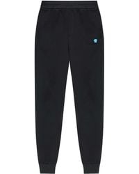 Versace - Cotton Embroidered-Logo Sweatpants - Lyst