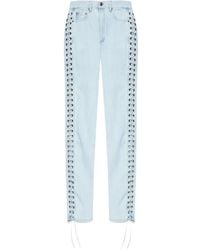 ROTATE BIRGER CHRISTENSEN - Jeans mit Schnürung - Lyst