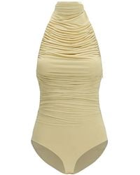 Francesco Murano - Draped Halterneck Bodysuit - Lyst