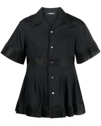 Undercover - Buttoned Flared Shirt - Lyst