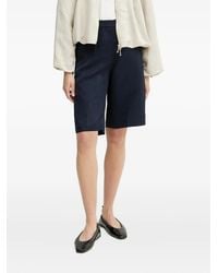 BOSS - Elastic-Waistband Tailored Shorts - Lyst