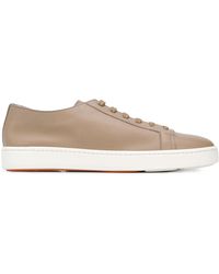Santoni Chunky sole sneakers - Braun