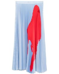 Enfold - Jupe Plissée À Imprimé Graphique - Lyst