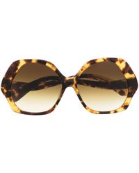 Vivienne Westwood - Oversized-Sonnenbrille in Schildpattoptik - Lyst