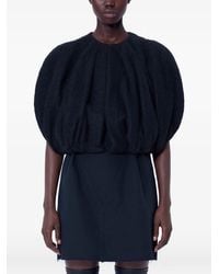 Rick Owens - Temple Bubble Cropped-Cape - Lyst