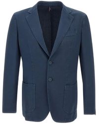 Santaniello - Single-Breasted Blazer - Lyst