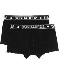 DSquared² Logo Boxers - Black