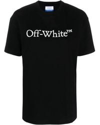 Off-White c/o Virgil Abloh - Bookish T-Shirt Mit Logo-Print - Lyst