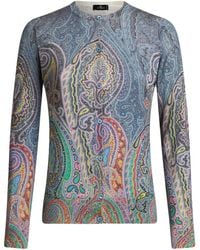 Etro - ペイズリー カーディガン - Lyst