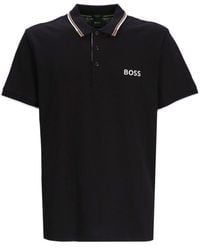 BOSS - Paddy Curved Poloshirt - Lyst