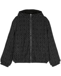 Givenchy - 4g-motif Wool Hooded Jacket - Lyst