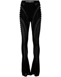 MISBHV - Cut-out Flared Trousers - Lyst