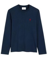 Ami Paris - Ami De Coeur Long-Sleeved T-Shirt - Lyst