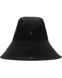 Burberry - Gabardine-Hut Mit Karierter Krempe - Lyst