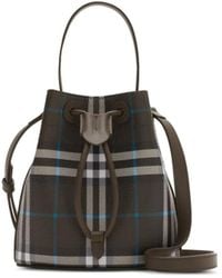 Burberry - Drawstring Bucket Mini Bag - Lyst