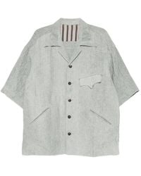 Ziggy Chen - Patch-Pocket Short-Sleeve Shirt - Lyst