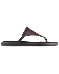 Yuzefi - Maris Whipstitch-Trim Flip Flops - Lyst