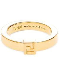 Fendi - Ring Mit Ff - Lyst