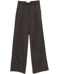 MARSĒM - Pleated Wide-Leg Trousers - Lyst
