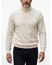 Brunello Cucinelli - Truien & Vesten ,Wit ,Kasjmier Cashmere Coltrui - Lyst