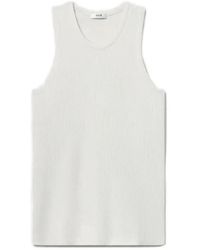Agolde - Viggo Ribbed Tank Top - Lyst