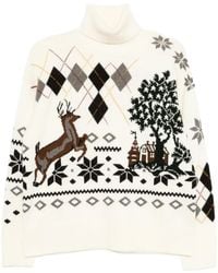 Monse - Pull En Maille Intarsia - Lyst