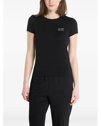 EA7 - Logo-Print Short-Sleeve T-Shirt - Lyst